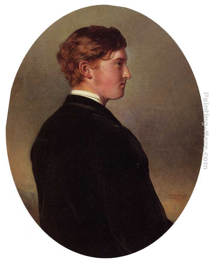 William Douglas Hamilton, 12th Duke of Hamilton painting - Franz Xavier Winterhalter William Douglas Hamilton, 12th Duke of Hamilton art painting